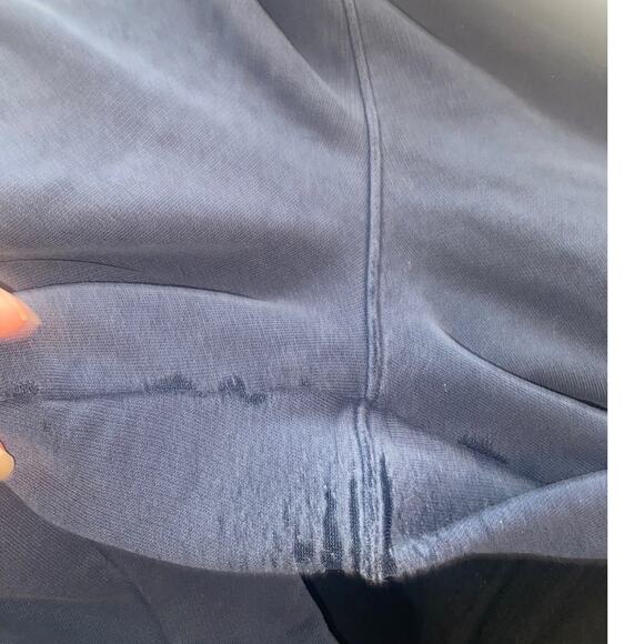 Nike Vintage 90's Blue Sweatpant Athletic Zipper Ankle Pockets - Picture 8 of 10